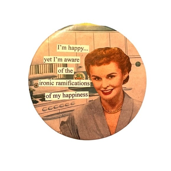 Anthropologie Anne Taintor 6 Piece Domestic Bliss Cork Coasters EUC - Picture 5 of 9